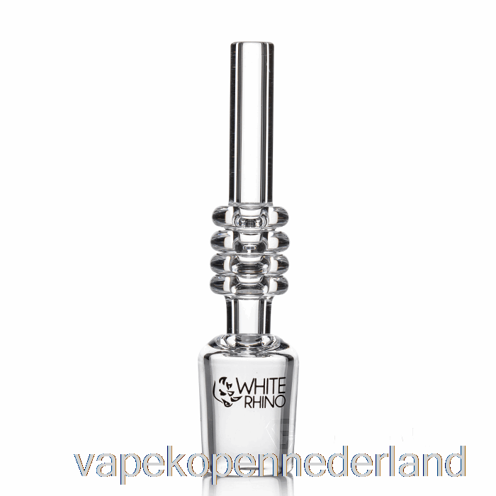Vape Nederland Witte Neushoorn Nectarverzamelaar Quartz Tips 18mm